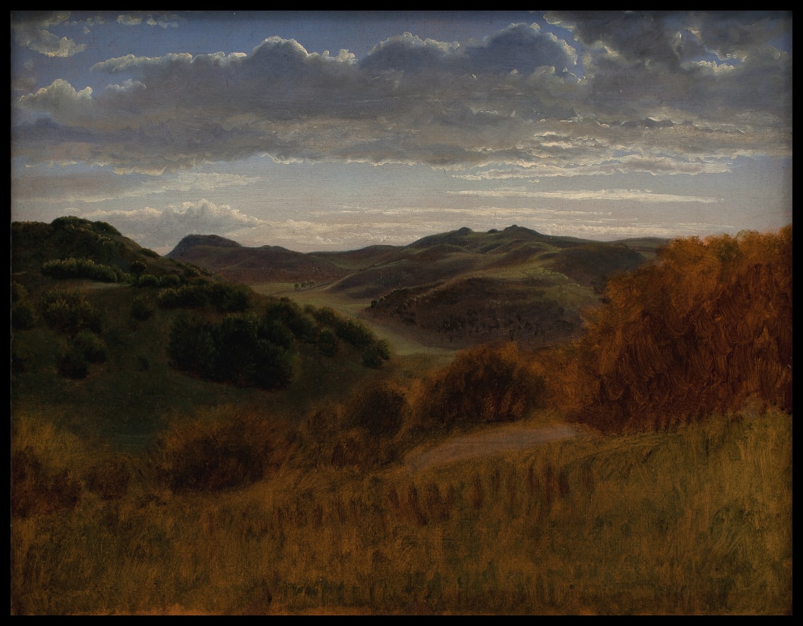 Hills behind the Møen Cliff