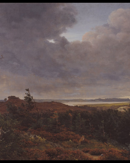 View of Frederiksværk from Tisvilde Wood, North Zealand