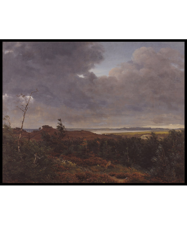 View of Frederiksværk from Tisvilde Wood, North Zealand