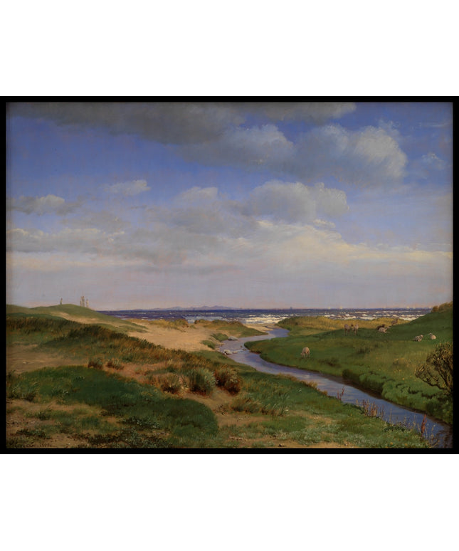 View of the North Coast of Zealand at Dronningmølle