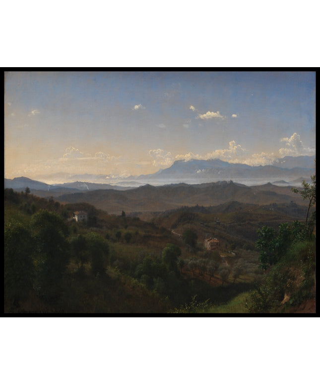 View of the Sacco Valley southeast of Olevano