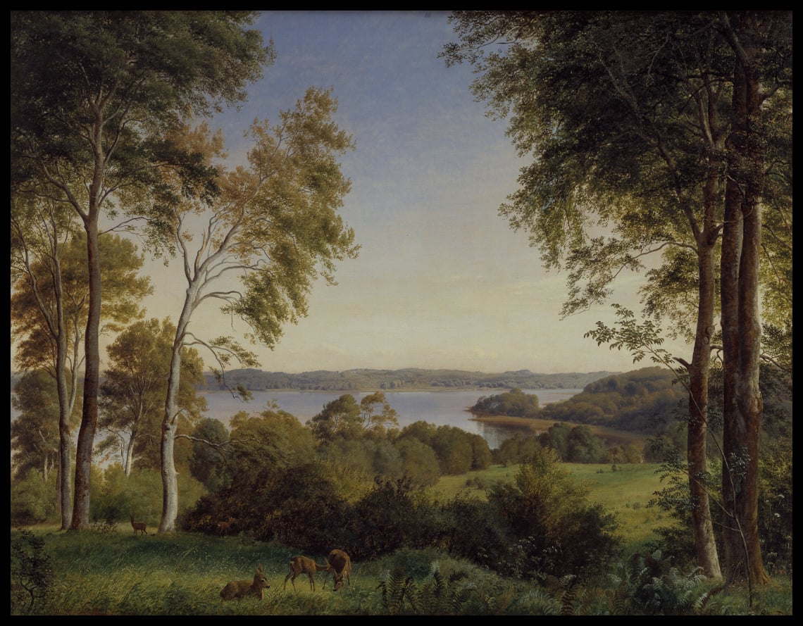 Vue sur le lac de Skarre