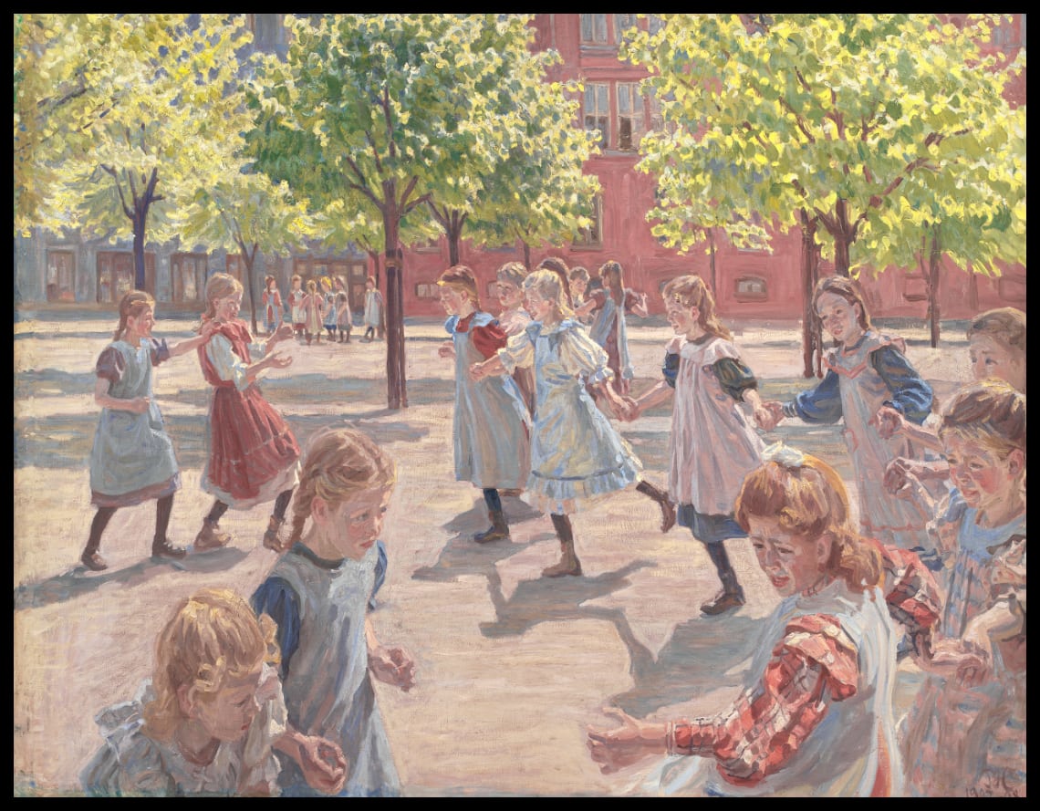 Playing Children, Enghave Square