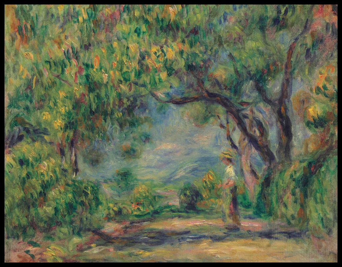 Chemin aux Collettes avec tilleul