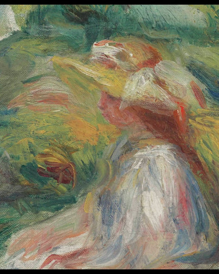 Etude de femme au chapeau