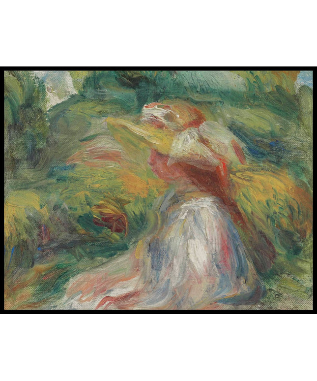 Etude de femme au chapeau