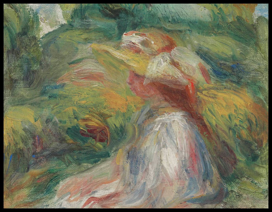 Etude de femme au chapeau