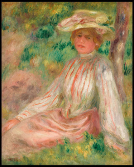 Femme au jardin