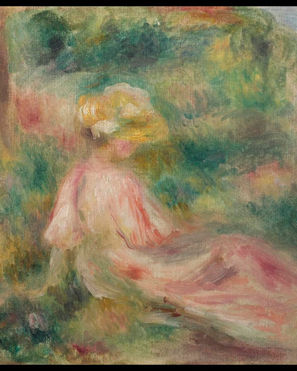 Jeune fille dans un pré