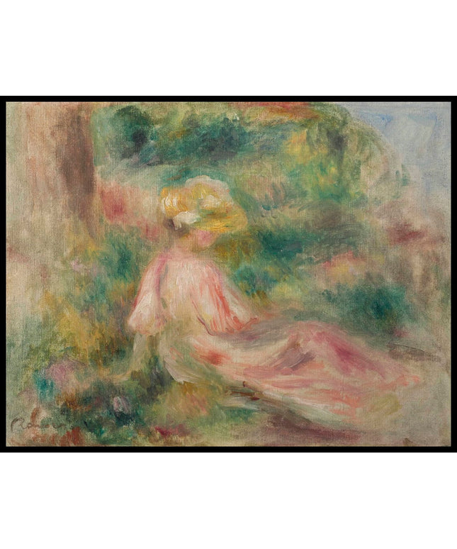 Jeune fille dans un pré