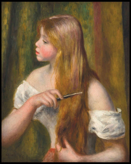 Jeune fille se peignant (La Toilette)