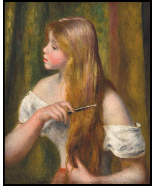Jeune fille se peignant (La Toilette)