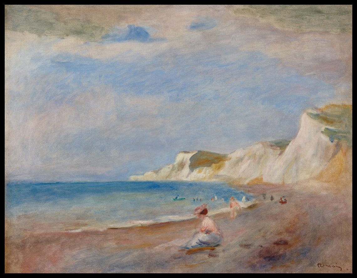 La plage de Varengeville