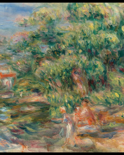 Lavandières au bord du Loup