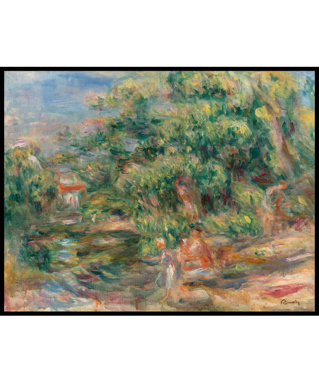 Lavandières au bord du Loup