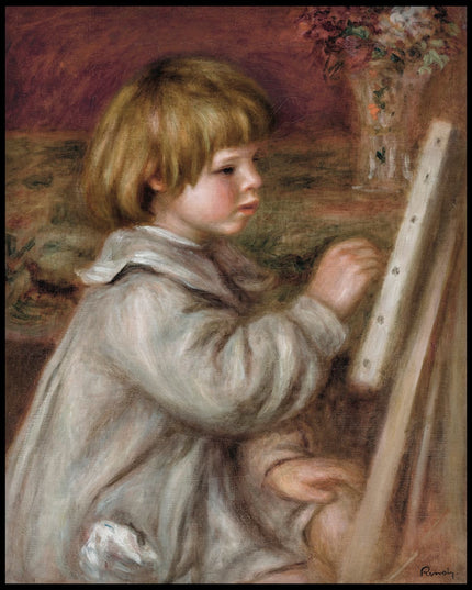 Le petit peintre (Claude Renoir)