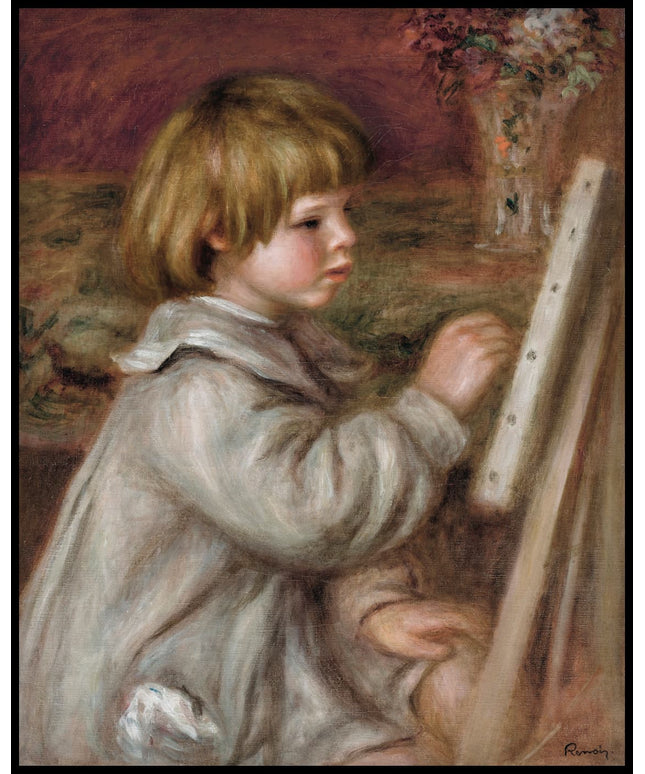 Le petit peintre (Claude Renoir)