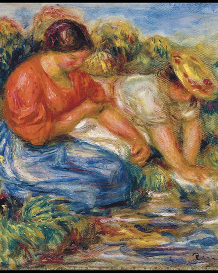 Les petites laveuses à Cagnes