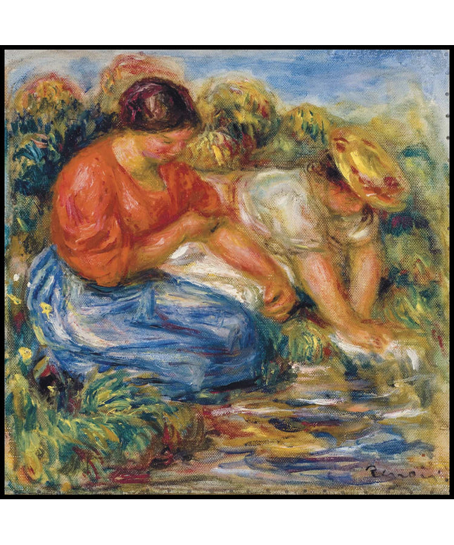 Les petites laveuses à Cagnes