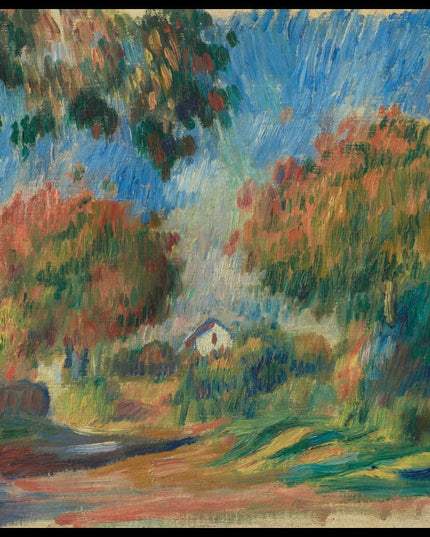 Maison dans un paysage