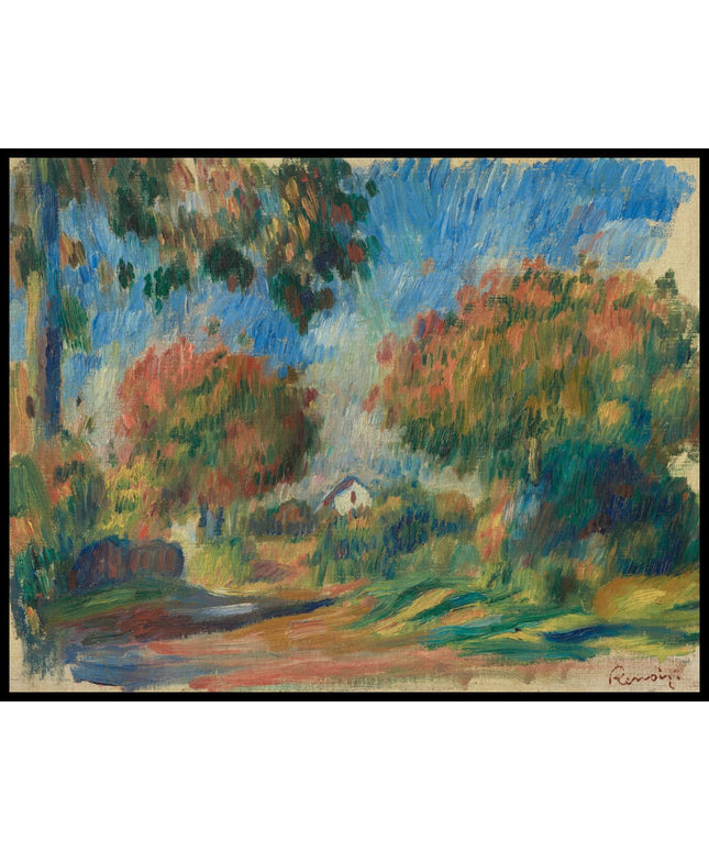 Maison dans un paysage