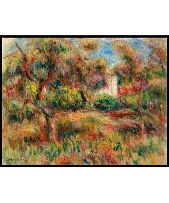 Paysage à la cabane