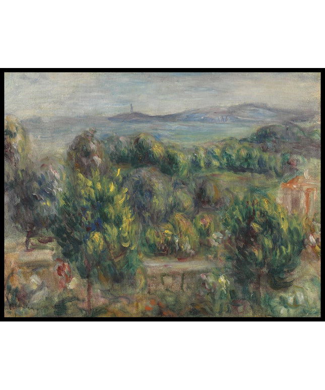 Paysage, arbre jaune