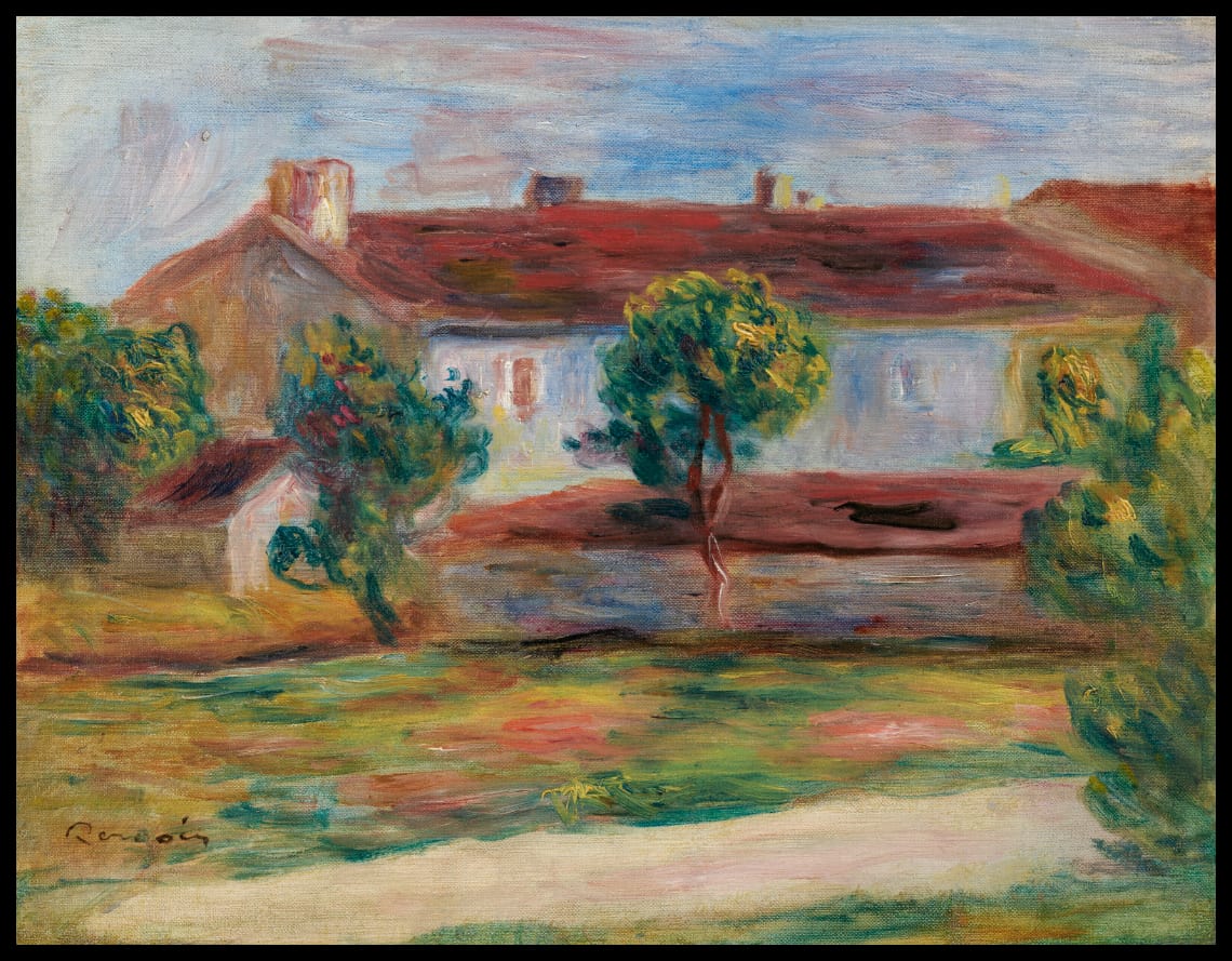Paysage d'Essoyes (Paysage avec une maison)