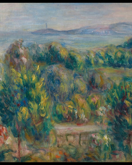 Paysage du Midi avec vue sur la mer