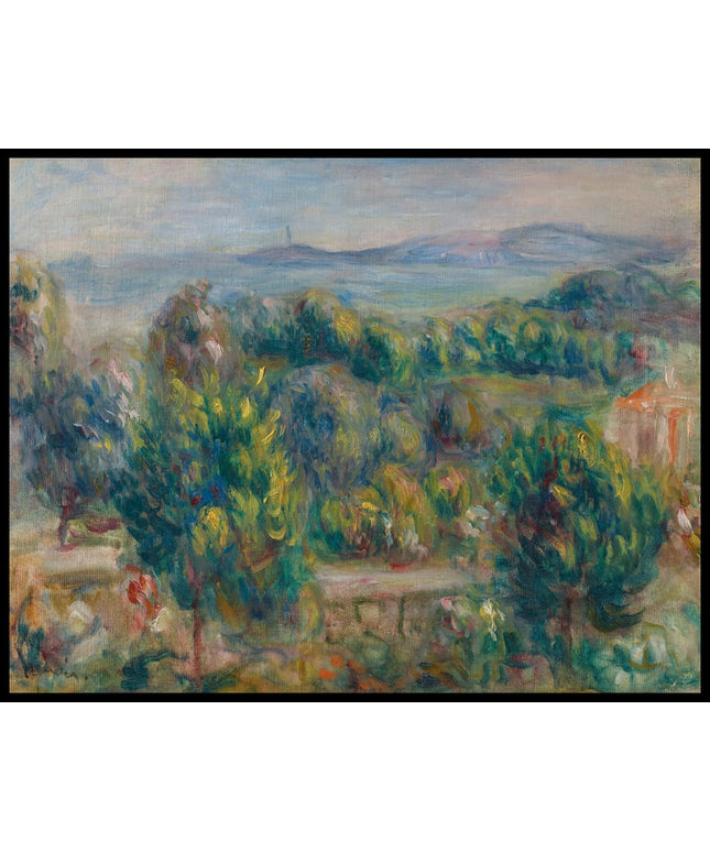 Paysage du Midi avec vue sur la mer