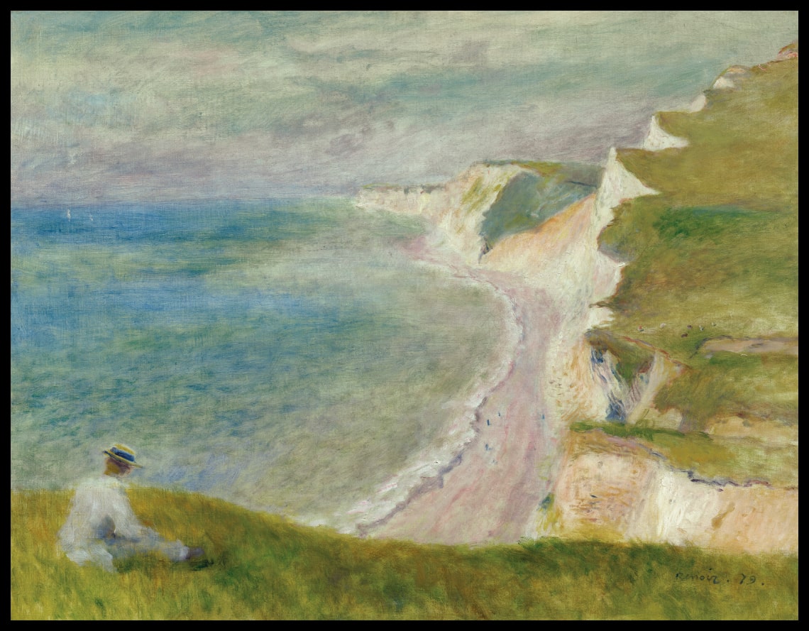 Sur la falaise