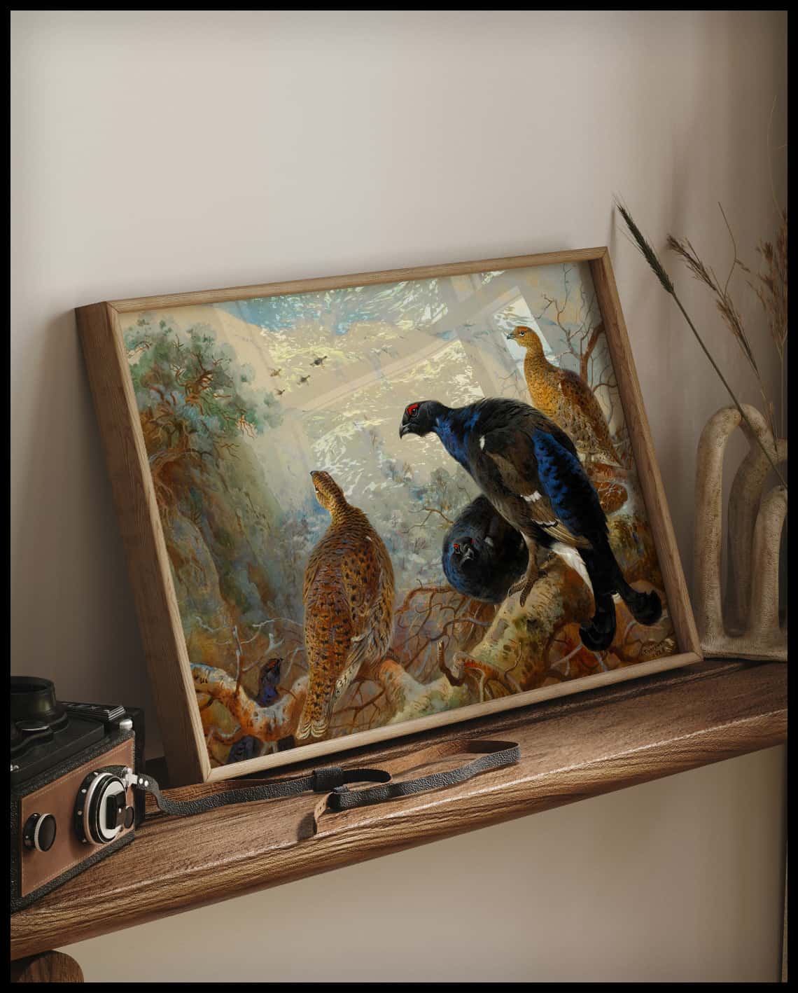 Vogelschwarm Poster
