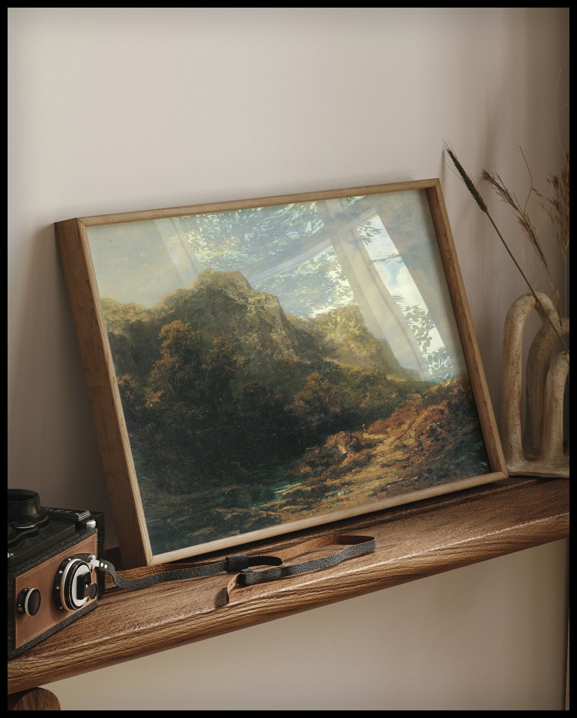 Paysage montagneux bavarois