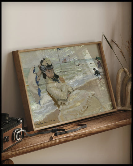 Camille on the Beach at Trouville