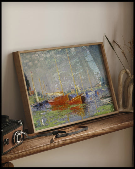 Red Boats at Argenteuil