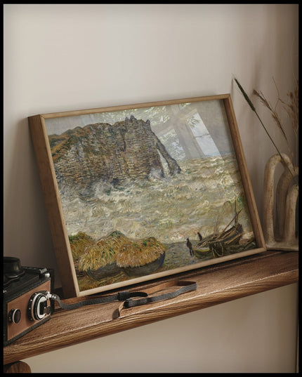 Stormy Sea In Étretat