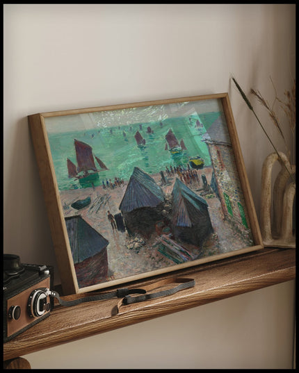 The Departure of the Boats, Étretat