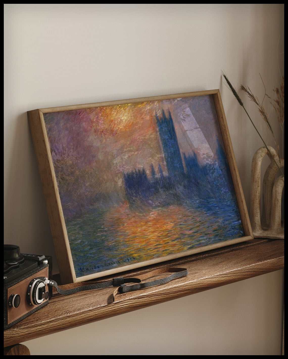 The Houses of Parliament (Sunset)