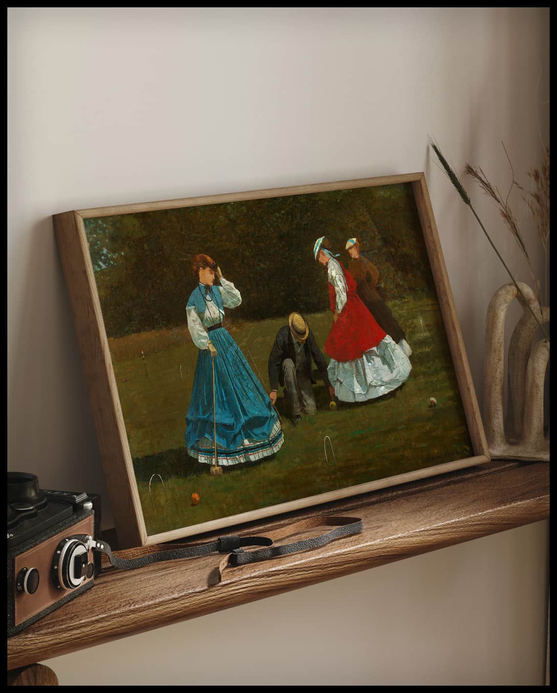 Scène de croquet