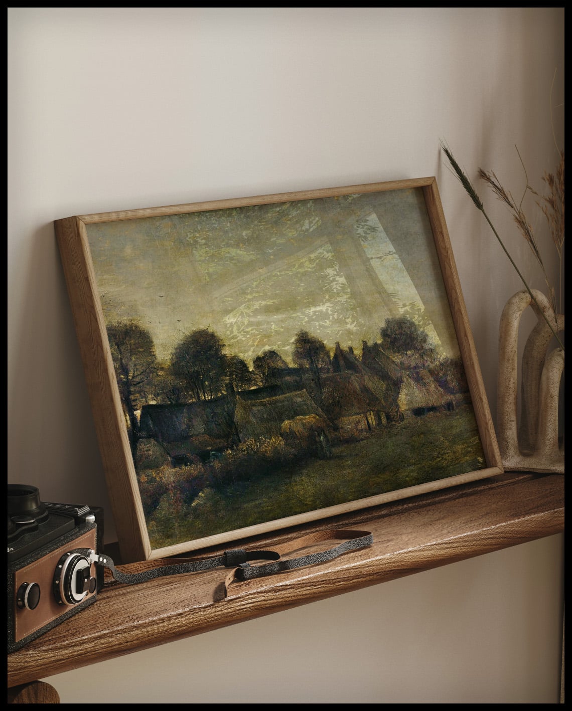 Farming Village at Twilight