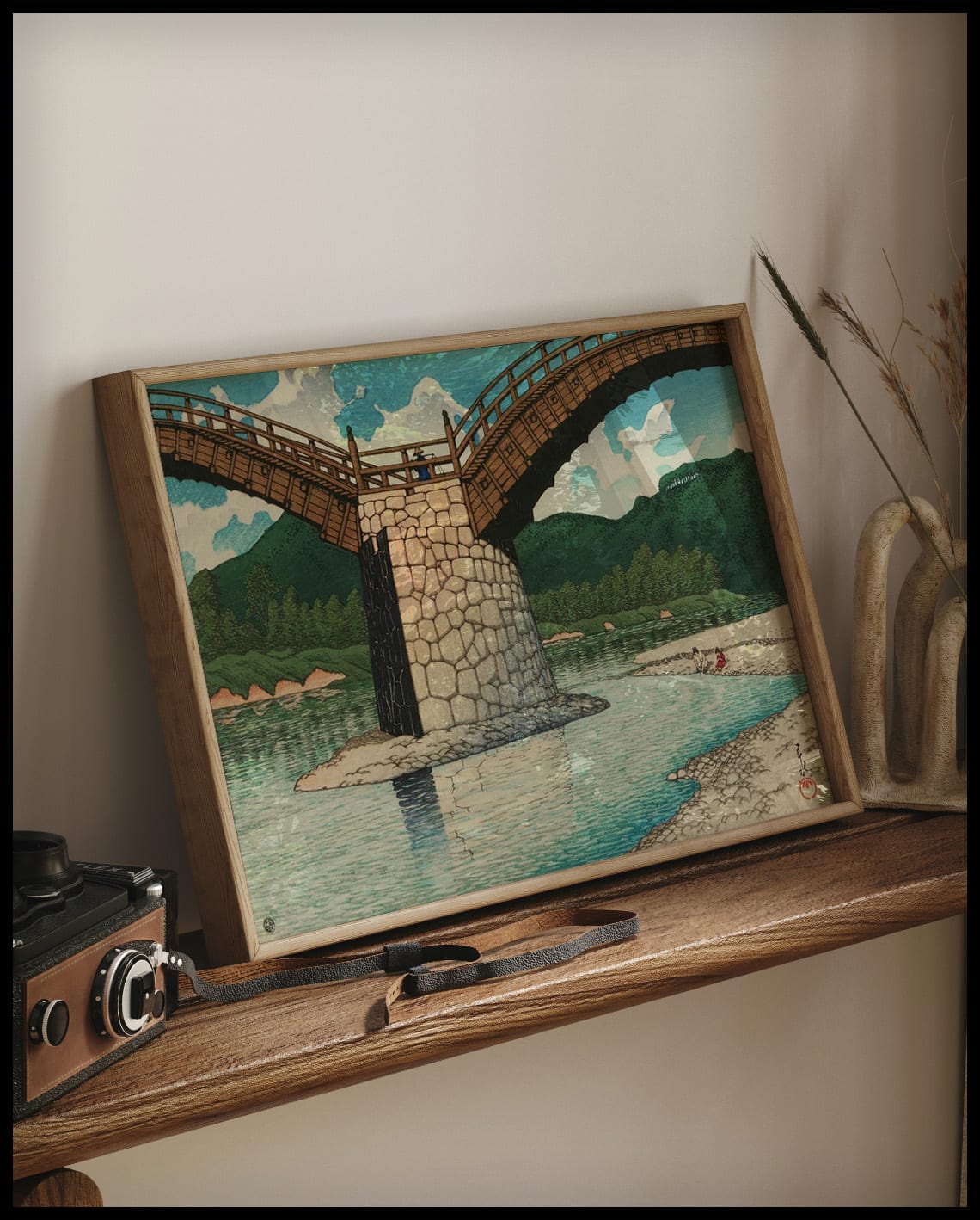 Kintai Bridge in Suo Province