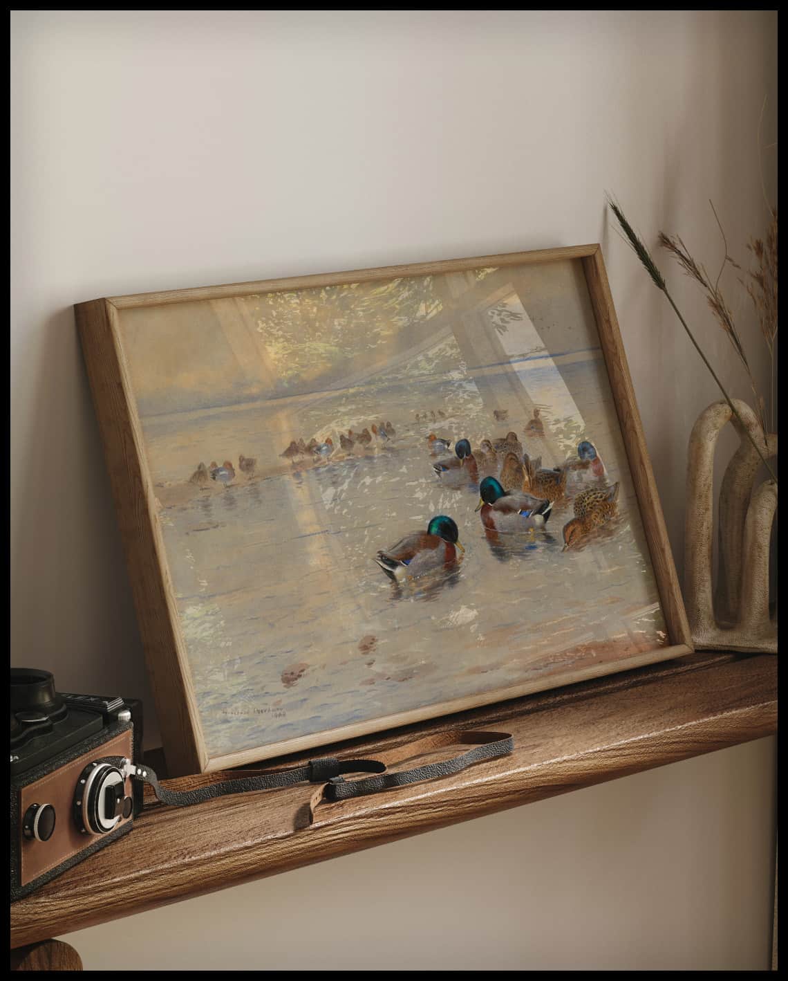 Entenschwarm Poster