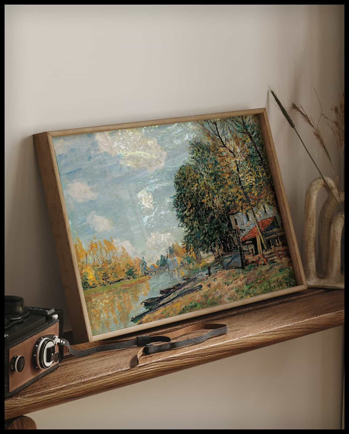 Les bancs de la rivière Loing