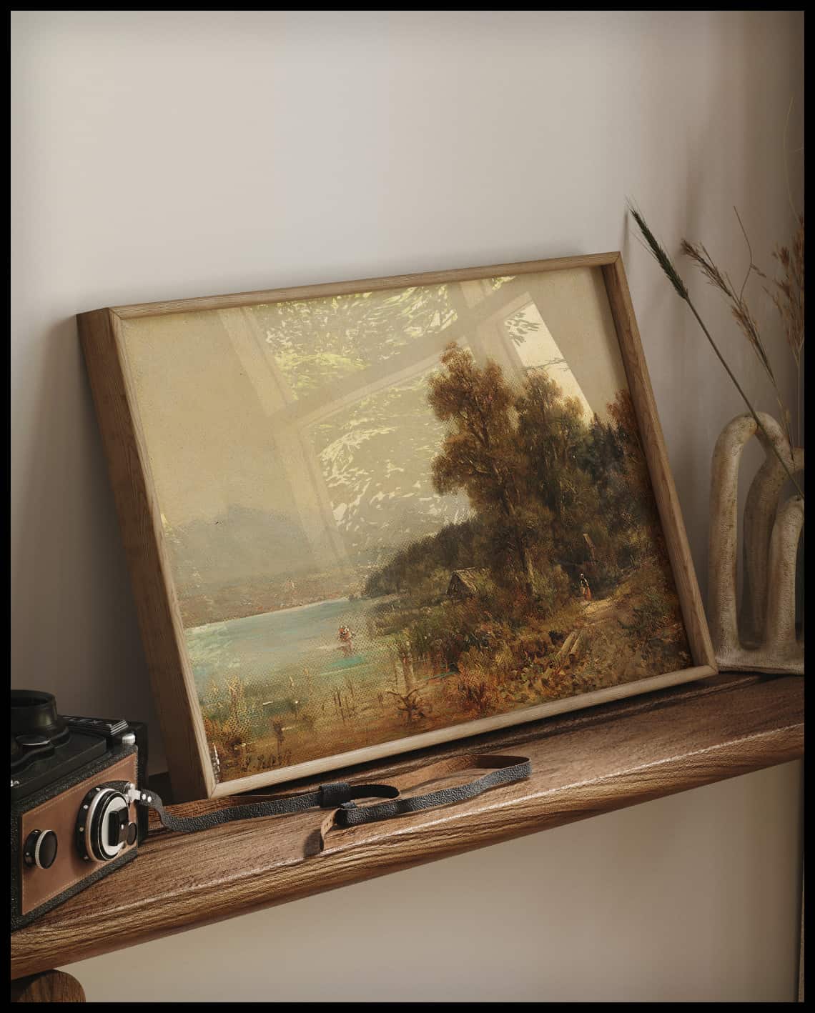Upper Bavarian lake landscape