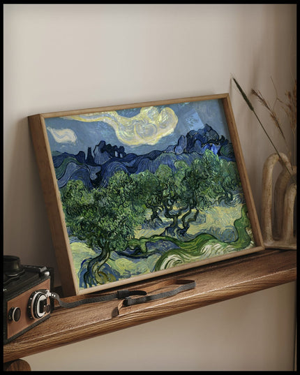 Olive Trees with Les Alpilles