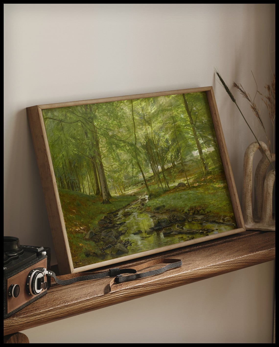 Au bord de la rivière dans le Spreewald