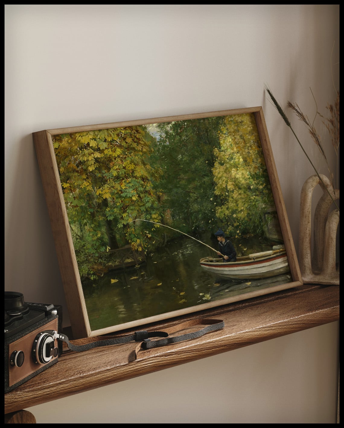 Pêcheur en bateau