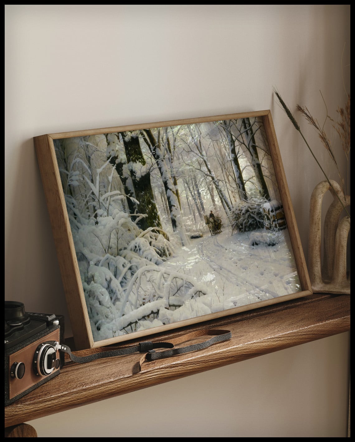 Wald im Schnee