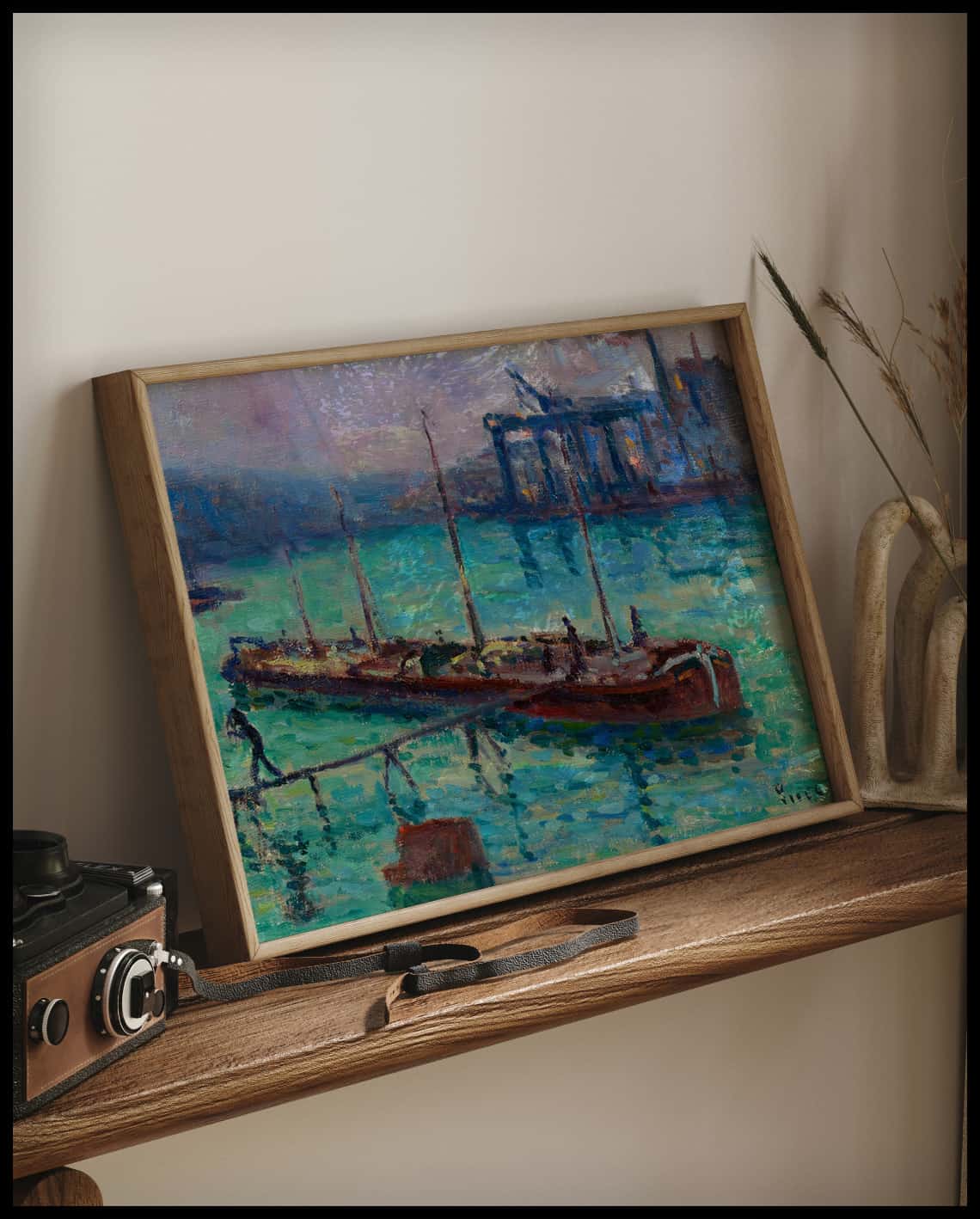 Peniche Au Bord De La Seine