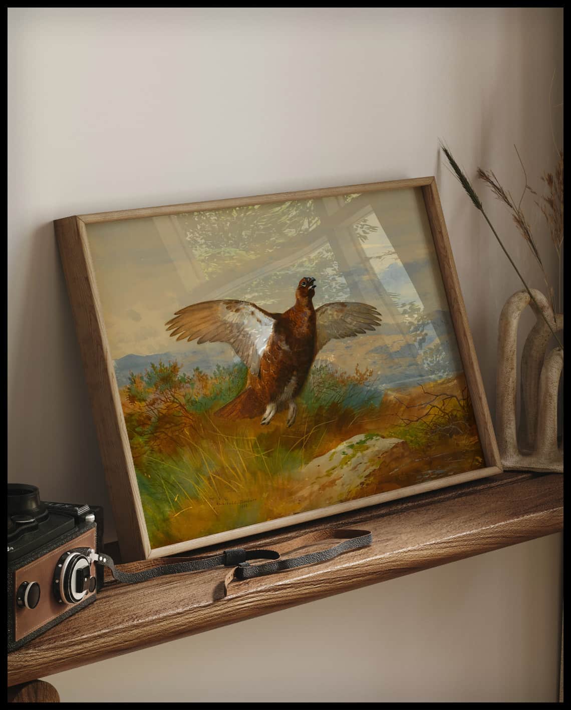 Moorschneehuhn Poster